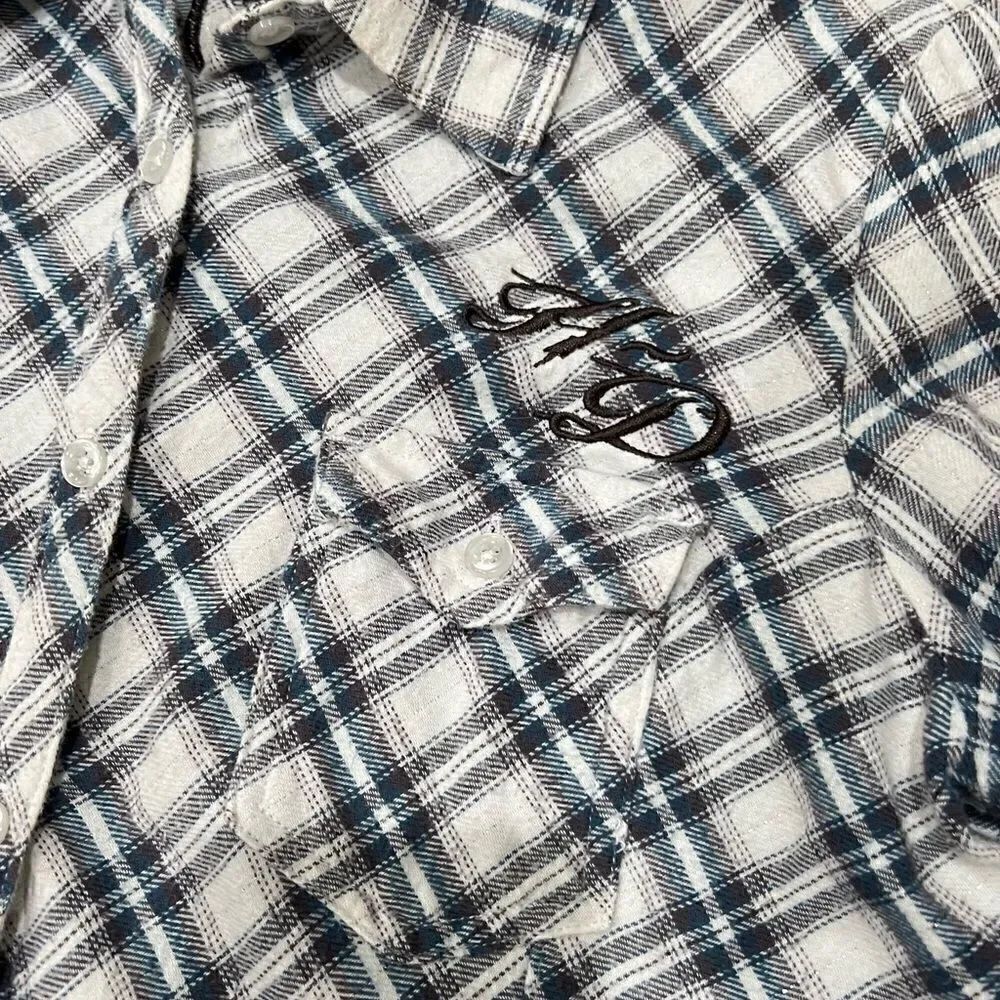 Harley Davidson Script Embroidered Flannel Women’s Small - Picture 5 of 5